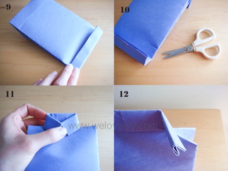 DIY 父親節衣領型領帶禮物包裝紙袋