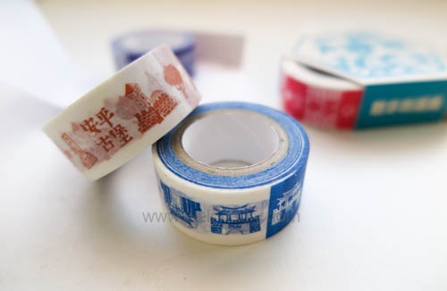 DIY 雙和號雜貨紙膠帶雙十國慶小旗吊飾 (3)
