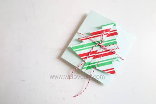 DIY Christmas Card 創意手工聖誕卡立體聖誕樹教學 (11)