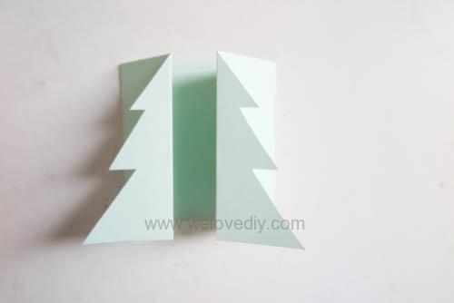 DIY Christmas Card 創意手工聖誕卡立體聖誕樹教學 (14)