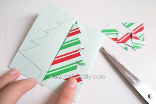 DIY Christmas Card 創意手工聖誕卡立體聖誕樹教學 (9)