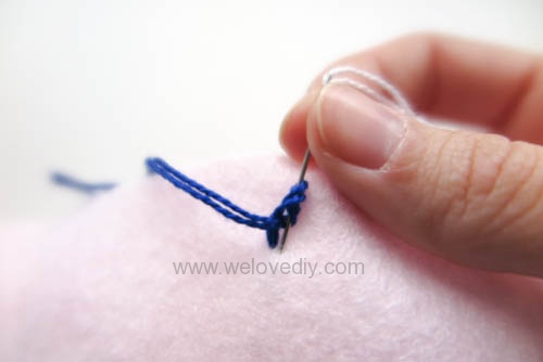 DIY French Knot 法式線結花芯刺繡針跡做法 (5)