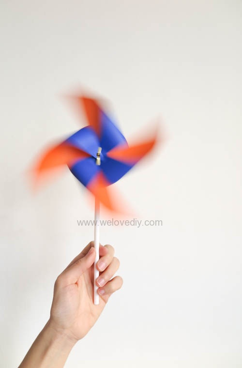 DIY 兒童節簡單親子手作紙風車 (21)
