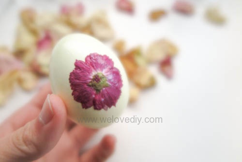Easter Eggs with Pressed Flowers DIY 復活節壓花押花蝶谷巴特大人版彩蛋 (11)