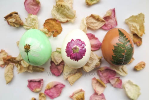 Easter Eggs with Pressed Flowers DIY 復活節壓花押花蝶谷巴特大人版彩蛋 (14)