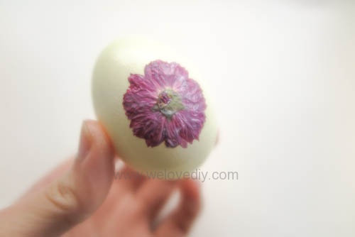 Easter Eggs with Pressed Flowers DIY 復活節壓花押花蝶谷巴特大人版彩蛋 (9)
