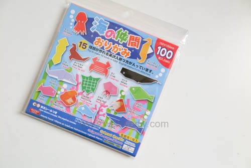 DAISO 大創色紙摺紙教學