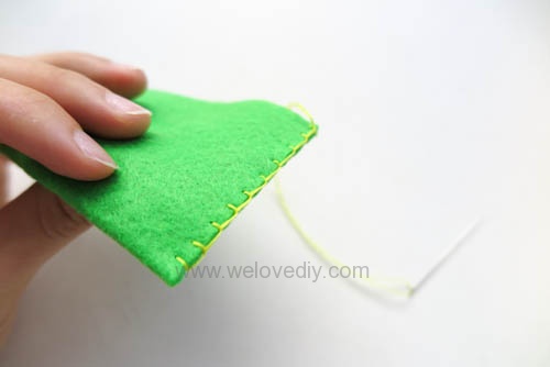 DIY Blanket Stitch 毛毯邊鎖縫針手作基礎教學