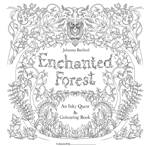 Enchanted Forest 魔法森林 秘密花園第二集大人著色畫免費圖檔下載
