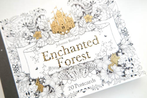 Enchanted Forest Postcards 20 Postcards 大人的著色書魔法森林秘密花園第二集明信片組 (2)