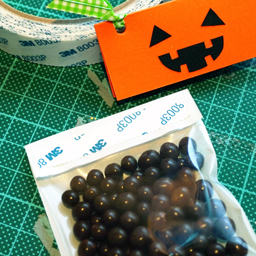 DIY Halloween Pumpkin Candy Favor Bag 萬聖節糖果包裝 Chuan Handmade (16)