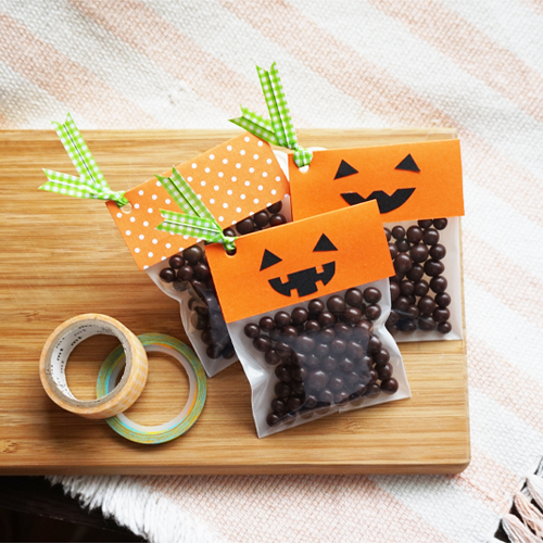 DIY Halloween Pumpkin Candy Favor Bag 萬聖節糖果包裝 Chuan Handmade (17)