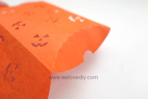 iCRAFT Halloween cutout pumpkin face pillowbox 手作拼貼切割機萬聖節派盒禮物紙盒 (5)