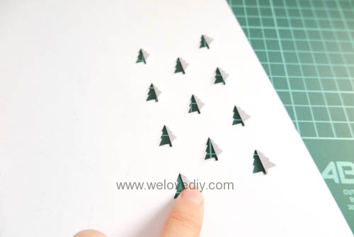 iCRAFT Christmas tree cutout cut and fold card 手作拼貼切割機聖誕節聖誕樹造型卡片 (2)