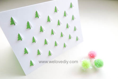 iCRAFT Christmas tree cutout cut and fold card 手作拼貼切割機聖誕節聖誕樹造型卡片 (7)