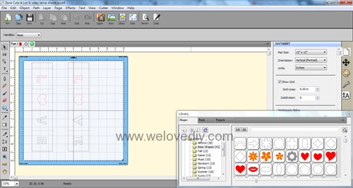 DIY iCRAFT 手作拼貼切割機情人節 LOVE 愛心紙做燈罩 (11)