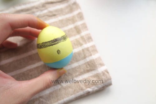 DIY Minions Easter Eggs 復活節小小兵蠟筆染色彩蛋 (9)