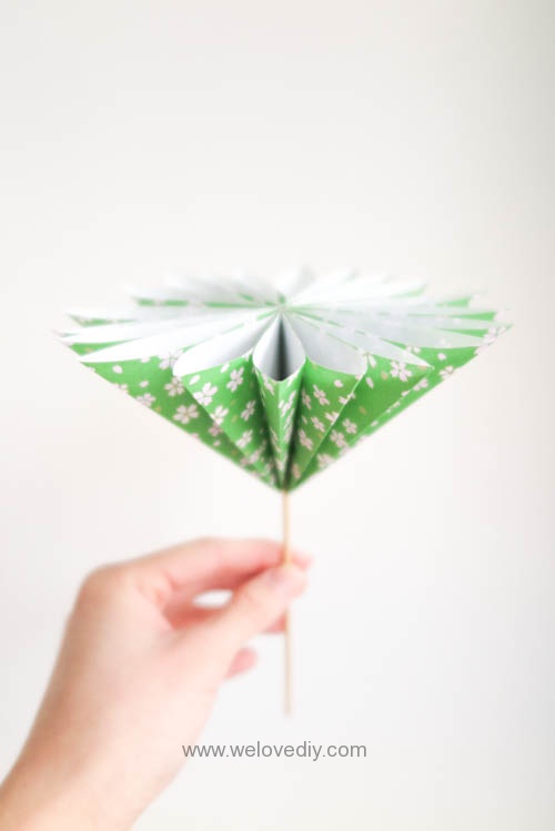 DIY 花朵摺紙教學 (1)