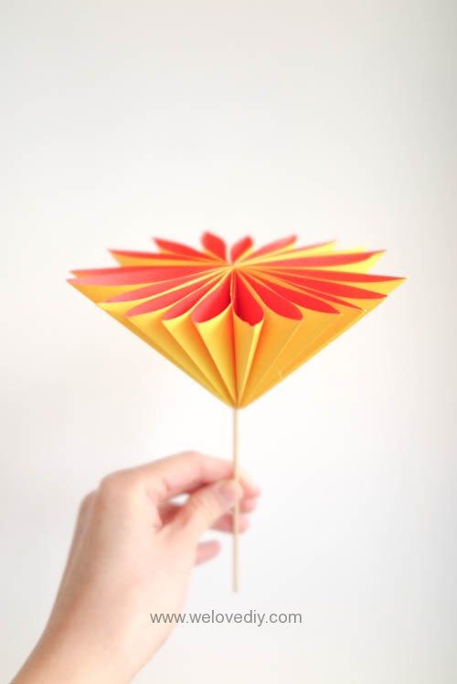 DIY 花朵摺紙教學 (2)