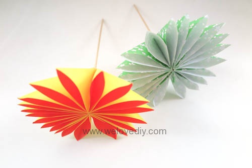 DIY 花朵摺紙教學 (3)
