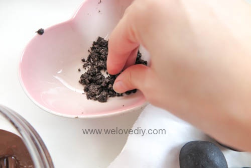 DIY OREO Truffles 情人節甜點三個材料做奧利奧餅乾松露巧克力 (16)