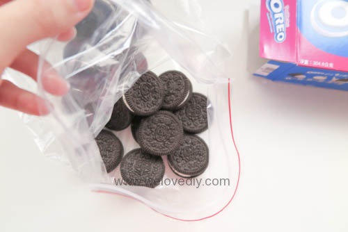 DIY OREO Truffles 情人節甜點三個材料做奧利奧餅乾松露巧克力 (3)