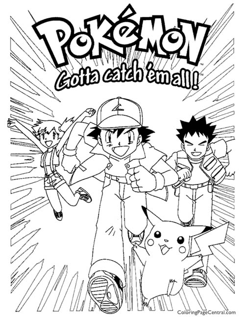 Pokemon Coloring Page 04